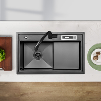 Vente chaude Métal Type 304 En Acier Inoxydable Matériel Lavabo Évier Ferme Maison Évier De Cuisine Unique