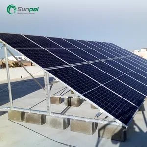 Painel solar mono de alta eficiência sunpal, 156 célula 490 500 600 w w marrocos preço de baixo mercado