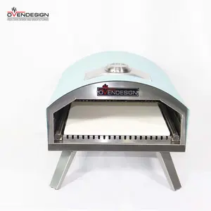 OEM/ODM 12-Inch Blue Pizza Oven Gas Barbecue Grill Propane Bbq Grills for Camping Sale to Italy