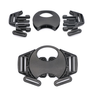 Hebilla de seguridad para trona, cierre de plástico de 26 mm y 38 mm para cinturón de seguridad de cochecito, diseño multifuncional - Product Image 1