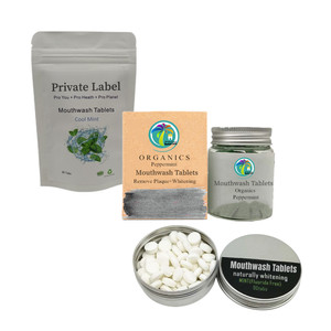 Tabletas Masticables de Xilitol con nHA para <span class=keywords><strong>Enjuague</strong></span> <span class=keywords><strong>Bucal</strong></span> 2026, Tabletas de <span class=keywords><strong>Enjuague</strong></span> <span class=keywords><strong>Bucal</strong></span> para Viaje - Product Image 6