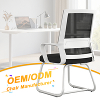 Chaise de bureau ergonomique professionnelle à dossier haut en maille et éponge, conçue pour corriger la posture
