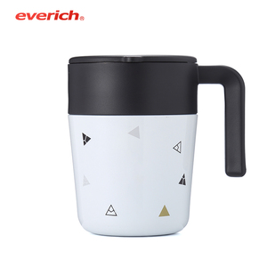 Everich y <span class=keywords><strong>Tomic</strong></span> Amazon Top vender 4-Paquete de 12oz de acero inoxidable de doble pared con aislamiento vino vaso con BPA libre tapa - Product Image 4