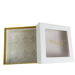 กล่องโมจิใส่คัพเค้ก <span class=keywords><strong>Nama</strong></span> สำหรับช็อก<span class=keywords><strong>โก</strong></span><span class=keywords><strong>แล</strong></span><span class=keywords><strong>ต</strong></span>แบบทรัฟเฟิลดีไซน์กระดาษออกแบบโล<span class=keywords><strong>โก</strong></span>้ได้<span class=keywords><strong>ต</strong></span>าม<span class=keywords><strong>ต</strong></span>้องการสีดำ - Product Image 4