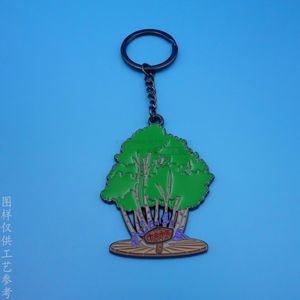 <b>Custom</b> Metal Keychain Zinc Alloy Irregular Shape Enamel Painting <b>Key</b> <b>Ring</b> Accessory - Product Image 2