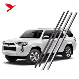 Pour <span class=keywords><strong>Toyota</strong></span> <span class=keywords><strong>4Runner</strong></span> 2010-2021 Accessoires Extérieurs de Voiture Bande de Garniture de Vitre Moulée Joint d'Étanchéité ABS - Product Image 1