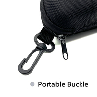 Étui de transport portable Xiongda EVA4 en EVA souple pour lunettes et lunettes de soleil avec fermeture éclair