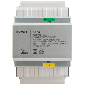 Elvox 6923 Alimentatore Aggiuntivo 230V 28-36V DC 0.15A Continuo Per Sistemi di Automazione - Product Image 1