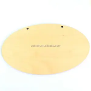 Heat Transfer Plywood Blanks Sublimation Wall Sign Oval