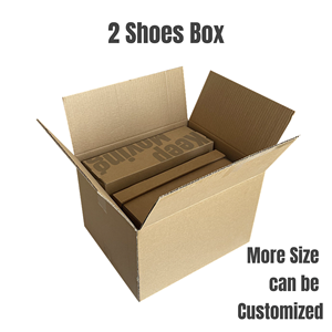 Caja de Cartón Corrugado Personalizada con Impresión de Logotipo para Zapatos, Caja para Comercio Electrónico, Envío Seguro y Entrega a Domicilio - Product Image 4