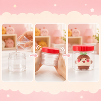 Magic Shake Can Toy Animal Surprise Jellykins Doll - Poupée en plastique, il suffit d'ajouter de l'eau, petite poupée intéressante pour les enfants de 3 ans et plus