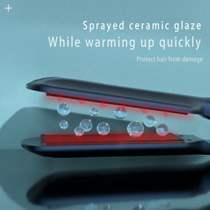 2-in-1 Titan tóc ép tóc Curler điện sưởi ấm nhanh 15S nhiệt độ bộ nhớ tất cả các kiểu tóc phẳng sắt ép - Product Image 5
