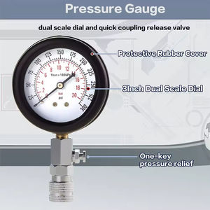 Podofo - Probador de Compresión de Cilindros de Motor y Medidor de Presión con Estuche Rígido para Reparación de Automóviles y Motocicletas, Kit de Herramientas para Vehículos - Product Image 4