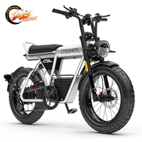 Vélo électrique tout-terrain à suspension intégrale avec moteur de moyeu arrière à frein à disque hydraulique 60V 2000W, batterie 27,5Ah CT20S, autonomie de 150 km, pneus larges