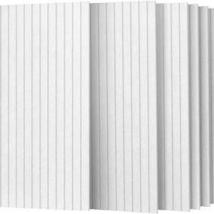 Panneau mural acoustique en fibre de polyester à rainures verticales personnalisées, panneau décoratif absorbant le son en feutre pour bureau, studio, home cinéma - Product Image 3