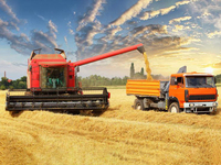 Top marque chinoise AF88G 88HP riz et thé moissonneuse-batteuse machine composants automatiques de noyau d'engrenage avec prix compétitif