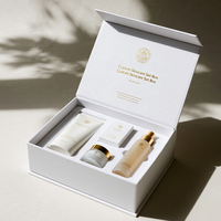 Boîte magnétique personnalisée pour emballage de luxe écologique en noir pour la série de parfums