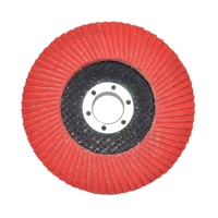 Disque à lamelles en corindon céramique haute dureté de 125 mm (5 pouces) pour le traitement des métaux, personnalisable en plusieurs granulométries
