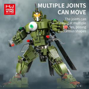 595Pcs Lắp Ráp <span class=keywords><strong>DIY</strong></span> Gạch Loạt Quân Sự Sự Sống Còn Chiến Tranh Máy Bay Trực Thăng Robot Chuyển Đổi Xây Dựng Khối Với Búp Bê Abs Cho Trẻ Em - Product Image 5