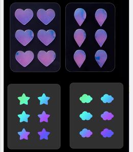 Parches Hidrocoloides para Granos con Diseño de Estrella, Corazón, Luna y Nube que Cambian de Color, con Ácido Salicílico y Aceite de Árbol de Té para el Rostro - Product Image 6