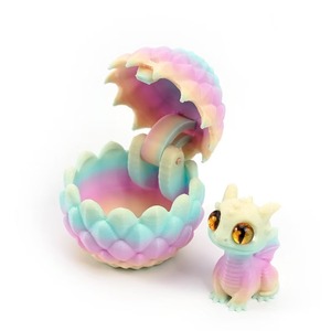 Mini Set de Huevos de Dragón Sorpresa, 20 Piezas de Huevos y Dragones Impresos <span class=keywords><strong>en</strong></span> 3D, Rellenos para Cestas de Pascua, Huevos de Animales Pequeños para Pascua - Product Image 4