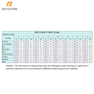 Beifuform <span class=keywords><strong>professionnel</strong></span> <span class=keywords><strong>couture</strong></span> <span class=keywords><strong>Mannequin</strong></span> toile tissu demi-corps <span class=keywords><strong>Mannequin</strong></span> taille américaine 10S <span class=keywords><strong>mannequin</strong></span> créateur de mode robe forme - Product Image 3