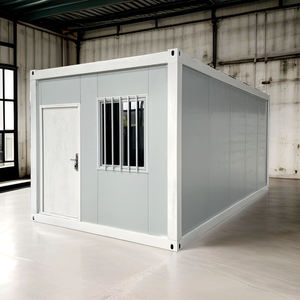 Abris de <span class=keywords><strong>jardin</strong></span> à faible coût Pack plat 20Ft Container Office Labour Camp Flat Pack Cabin Container House - Product Image 2