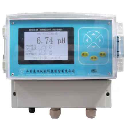Compteur numérique intelligent industriel Temp. pH ORP en ligne avec RS485 4 ~ 20mA pour l'eau