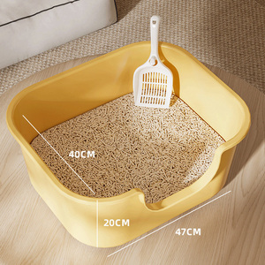 Productos de Limpieza para Mascotas, Kit para Mascotas, Recogedor de Arena para Gatos y Caja de Arena para Gatos, Fácil de Limpiar y Montar - Product Image 3