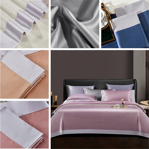 Royal Blue Solid Color Bedding Set 140 Count Cotton Simple Style Breathable <b>Double</b> <b>Bed</b> <b>Sheet</b> Pillowcase Duvet Cover Set - Product Image 5