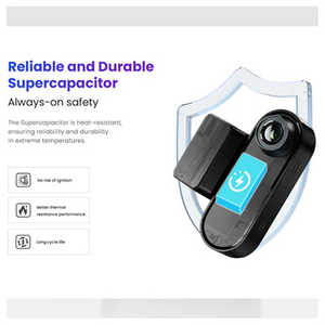 Nouvelle caméra de tableau de bord double DDPAI N5 2026, résolution 4K Ultra HD, GPS, vision nocturne, caméra de tableau de bord noire - Product Image 6