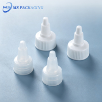 Vente d'usine Bouchon à visser en plastique 24 mm Bouchon compte-gouttes pour bocaux et bouteilles Disponible en tailles 18 mm et 20 mm Matière PP
