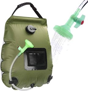Sac de douche solaire portable 20L en PVC pour camping, plage, randonnée, piscine, chauffage de l'eau - OEM Usine - Product Image 1