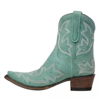 Bottes de marche à talon bas pour femmes, style western, mode cow-boy et cow-girl, pour concerts country Free Birds, grandes tailles