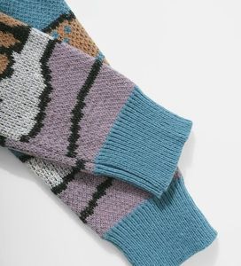 Pull rétro ample à manches longues et col rond personnalisé pour hommes - Product Image 5