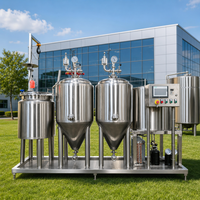 Cuve de Fermentation Unitank Tonsen 100L-2000L+ SUS304/SUS316L Chauffage Électrique/Vapeur/Foyer Direct pour Brasserie