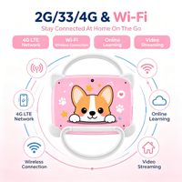 Tablette Android 13 de 7 pouces, processeur octa-core, 64 Go, double SIM, Wi-Fi, 3G, 2G, écran tactile capacitif, tablette éducative pour enfants