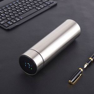 Xdh323 Customized Logo Double Wall Insulated 500Ml Vacuum <b>Flask</b> Digital Thermo Water Bottle With Led Temperature Display - Product Image 5