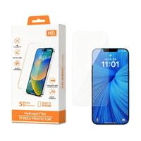 Protection d'écran en TPU hydrogel ultra-fin, auto-réparateur, ultra-clair, anti-rayures et anti-éclats pour 17/16/15/14 Pro