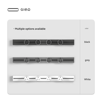 Multiprise murale réglable Gler Brand, rail d'alimentation mobile pour usage domestique mondial