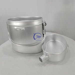 Bán buôn ngoài trời Cookware Set 1060 Hợp kim nhôm chiến thuật 5L lộn xộn Kit - Product Image 3