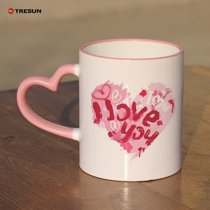Logo <span class=keywords><strong>personnalisé</strong></span> en gros sublimation imprimé tasses personnalité bricolage 11oz 320ml coeur poignée blancs tasses à café en céramique blanche pour <span class=keywords><strong>cadeau</strong></span> - Product Image 6