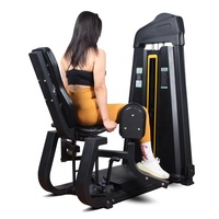 Machine d'abduction et d'adduction des cuisses à usage professionnel en salle de sport, avec système de charge par broches pour adducteurs et abducteurs internes et externes