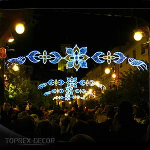 شريط مصابيح LED احترافية خارجية RGB ديكور عيد الميلاد والعطلات فانوس نموذج للاستخدام في الشارع