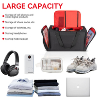 Sac de voyage en polyester résistant à l'eau, sac de sport décontracté à bandoulière, sac fourre-tout portable pour activités de plein air, vente en gros d'usine OEM