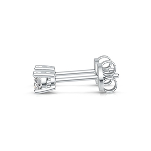 Starsgem 10k Gold stud earring melee size 3.3mm 4.3mm each stone lab grown diamond pretty jewelry earring stud - Product Image 6
