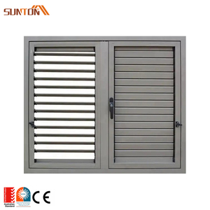 Tùy chỉnh khung Nhôm Điều Chỉnh cửa sổ louvered moodern thông gió nhôm louver thiết kế cửa sổ cho phòng tắm - Product Image 2