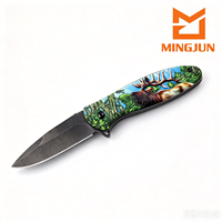 Couteau pliant de gros pour usine, haute dureté, couteau de survie extérieur, couteau de survie portable pour l'extérieur