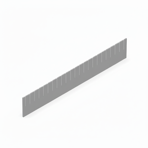 Divisor de Peine ranurado 555X90mm para organizadores de escritorio y cajones - Product Image 1
