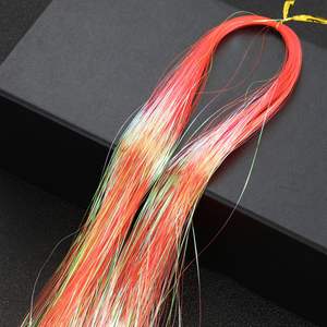 Estensioni per Capelli in PET Laser Dorato Scintillante da 120cm, 30 Colori Arcobaleno, Accessori per Capelli Glitterati per Ragazze - Product Image 3